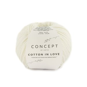 Cotton in Love nr.50 Kleur: Ecru-Wit