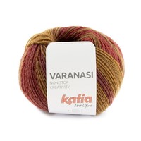 Varanasi nr.300 Kleur: Rood-Bruin Katia Varanasi nr.300 Kleur: Rood-Bruin