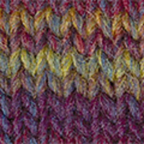 Katia Azteca nr.7847 Kleur: Wijnrood-Donker fuchsia-Blauw