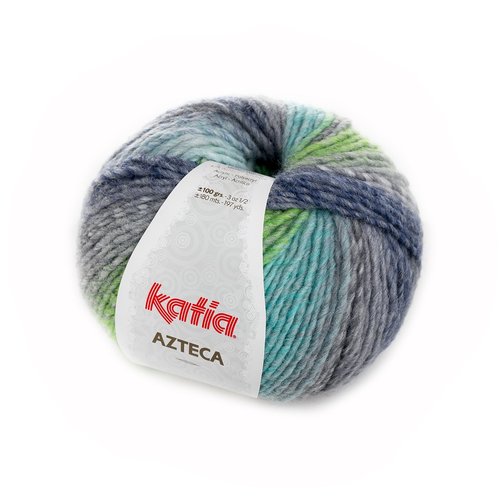 Katia Azteca nr.7863 Kleur: Grijs-Groen-Blauw