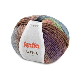 Azteca nr.7876 Kleur: Lila-Groen-Oranje-Bruin