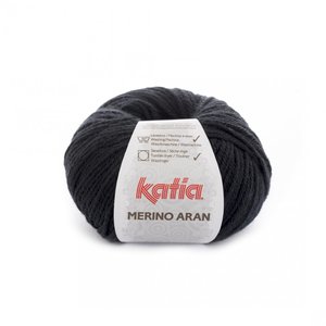 Merino Aran nr.2 Kleur: Zwart