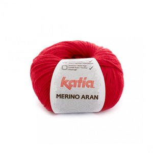 Merino Aran nr.4 Kleur: Rood