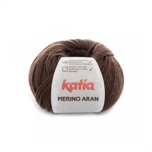 Merino Aran nr.46 Kleur: Donker Bruin