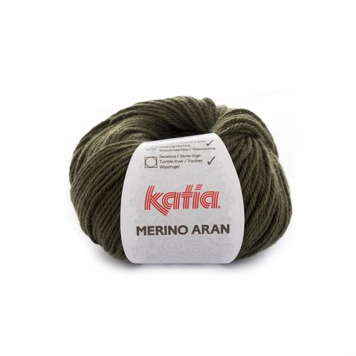 Merino Aran nr.48 Kleur: Medium groen Katia Merino Aran nr.48 Kleur: Medium groen