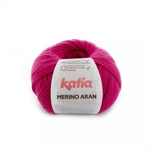 Merino Aran nr.52 Kleur: Fuchsia