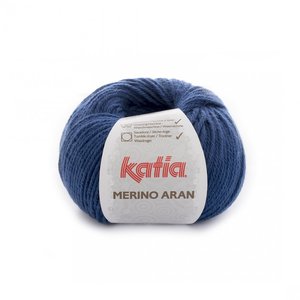 Merino Aran nr.57 Kleur: Nachtblauw