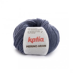 Merino Aran nr.58 Kleur: Medium Blauw