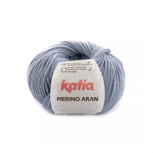 Merino Aran nr.59 Kleur: Licht Blauw