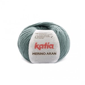 Merino Aran nr.65 Kleur: Pastelturquoise