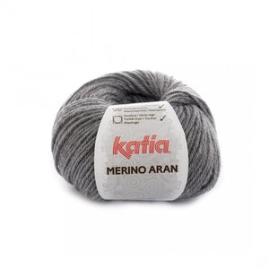 Merino Aran nr.69 Kleur: Medium grijs