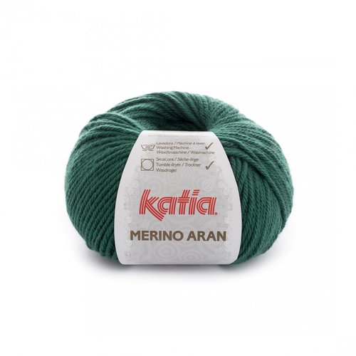 Merino Aran nr.82 Kleur: Flessegroen Katia Merino Aran nr.82 Kleur: Flessegroen