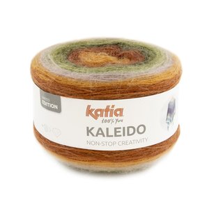 Kaleido nr.309 Kleur: Kaki-Oranje-Lichtroze