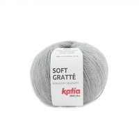 Soft Gratte nr.64 Kleur: Parelmoer-lichtgrijs Katia Soft Gratte nr.64 Kleur: Parelmoer-lichtgrijs