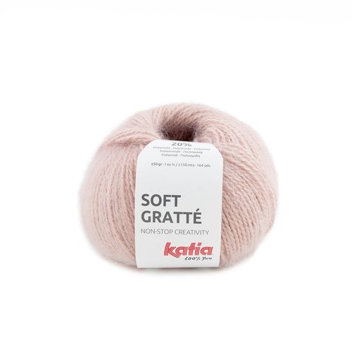 Soft Gratte nr.68 Kleur: Lichtroze Katia Soft Gratte nr.68 Kleur: Lichtroze
