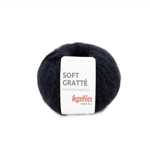 Soft Gratte nr.76 Kleur: Zwart Katia Soft Gratte nr.76 Kleur: Zwart