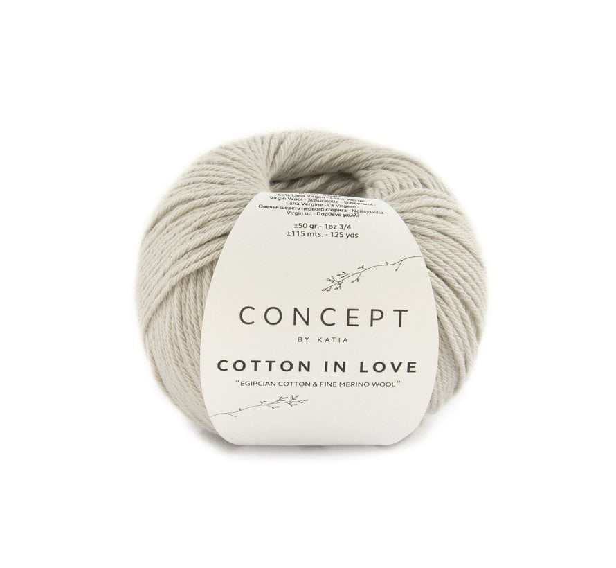 Cotton in Love nr.51 Kleur: Steengrijs