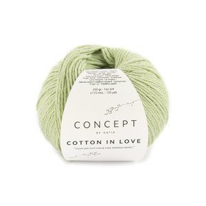 Cotton in Love nr.58 Kleur: Pistache-Resedagroen