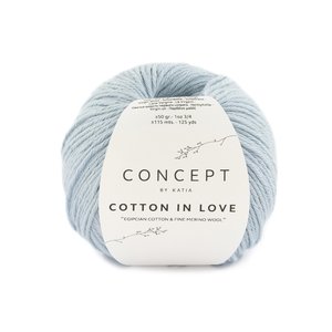 Cotton in Love nr.65 Kleur: Licht hemelsblauw