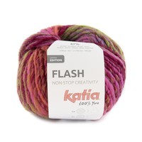 Flash nr.403 Kleur: Fuchsia-Bordeauxpaars-Pistache Katia Flash nr.403 Kleur: Fuchsia-Bordeauxpaars-Pistache