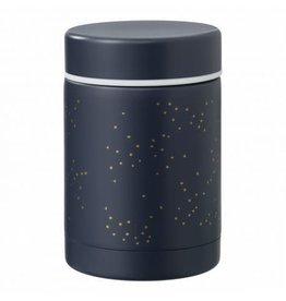 FRESK food jar indigo dots