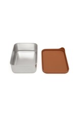 Petit Monkey stainless steel lunchbox baked clay