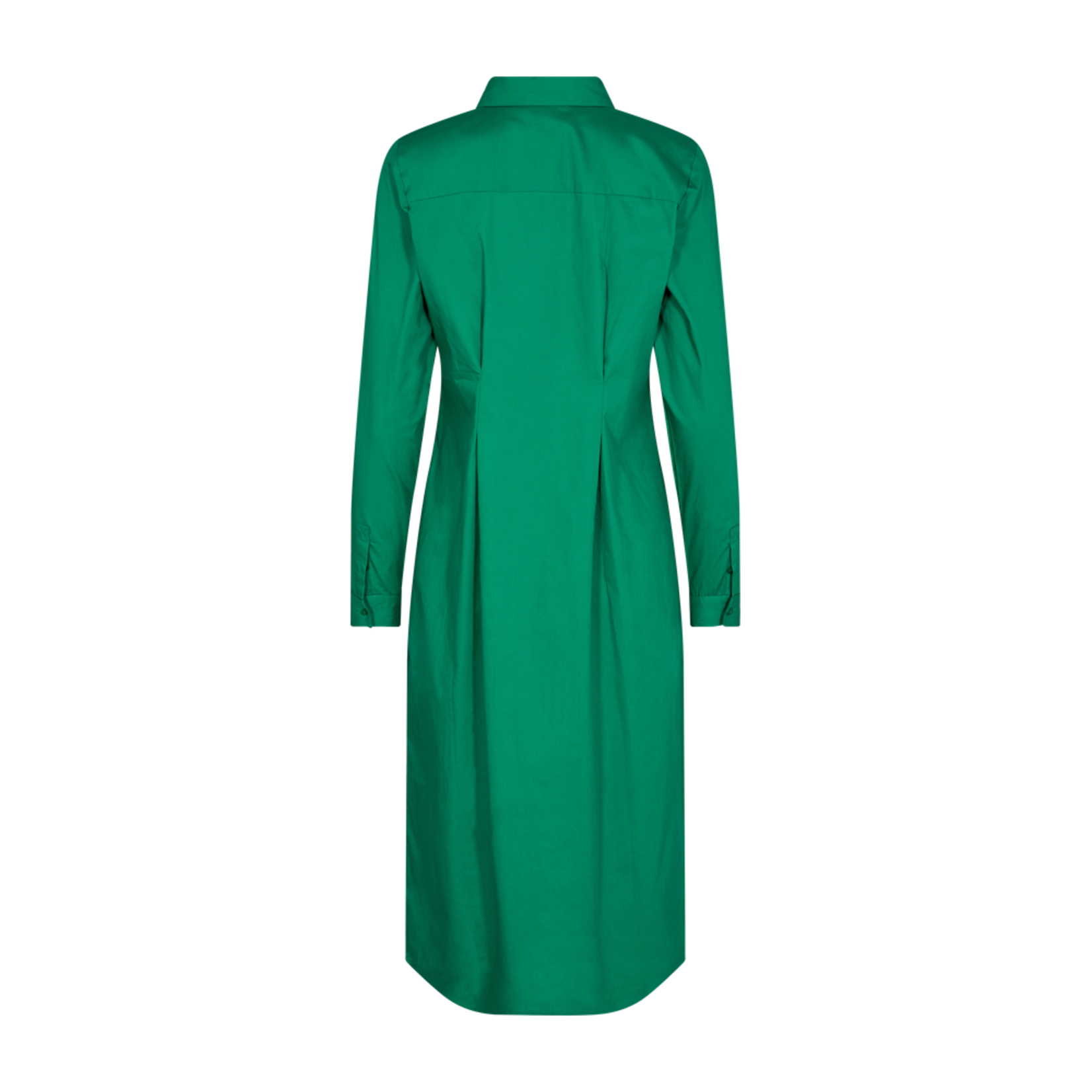 Free/quent Een groen kleedje met ideale pasvorm, flashy in kleur, brengt leven in de brouwerij.