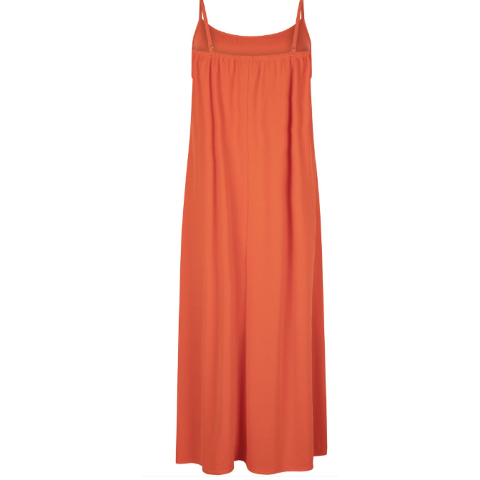 Ydence Koraal rode maxi dress voor de zomer - ook in een mooie print