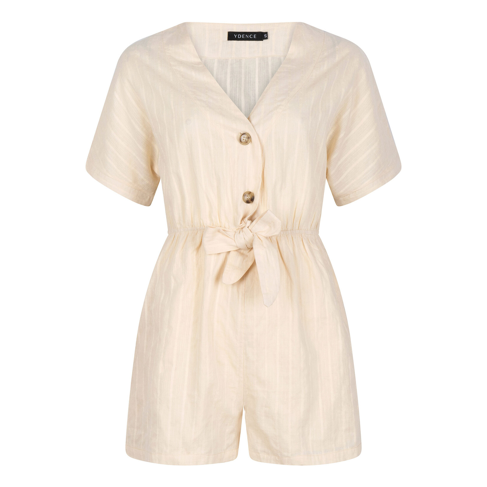 Ydence Romantische playsuit - beige/goudkleurig