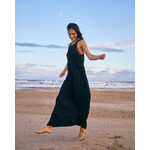 Free/quent Maxi dress, zwart met kant (solden)