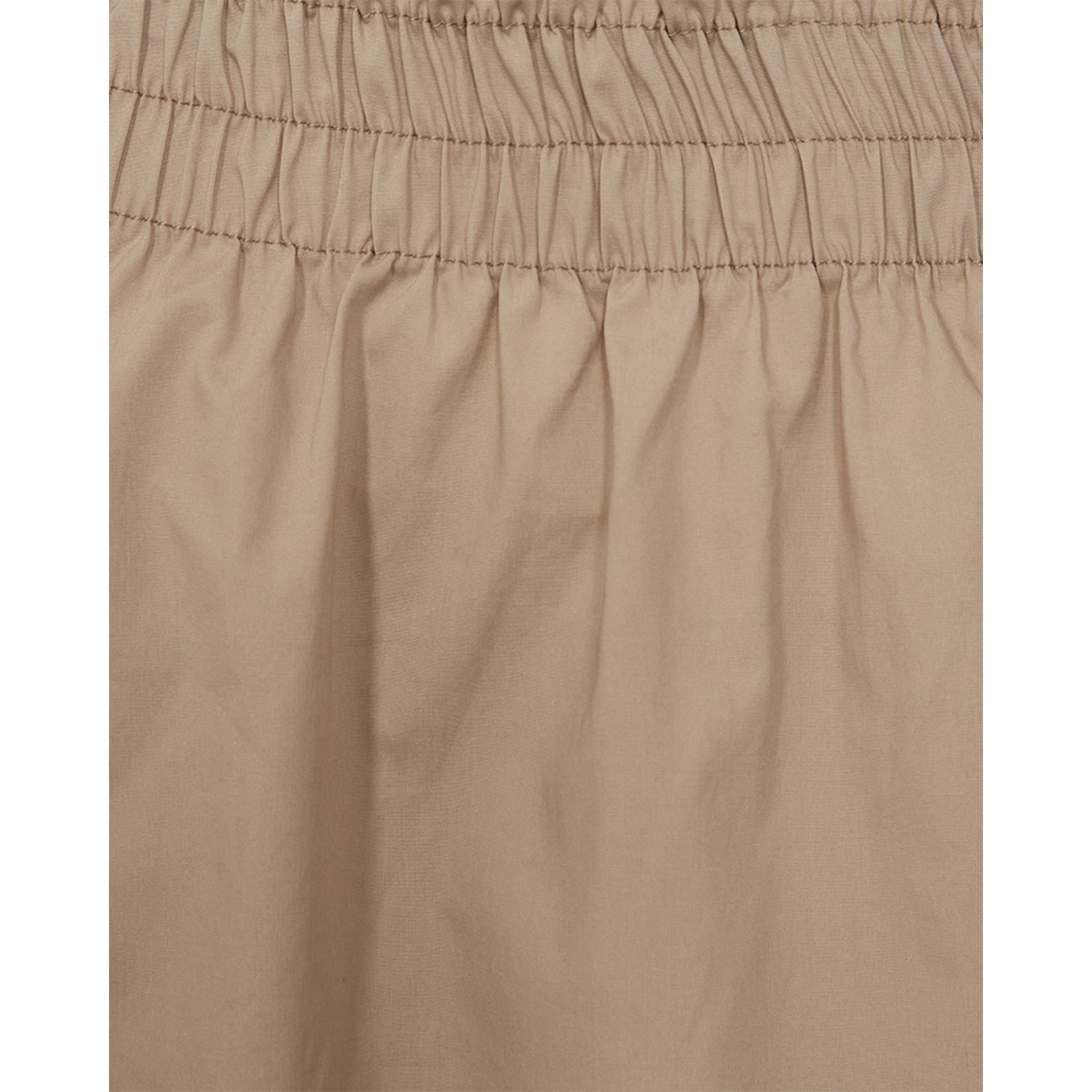 Free/quent Leuke midi rok, zacht zandkleur - met zakjes - katoen