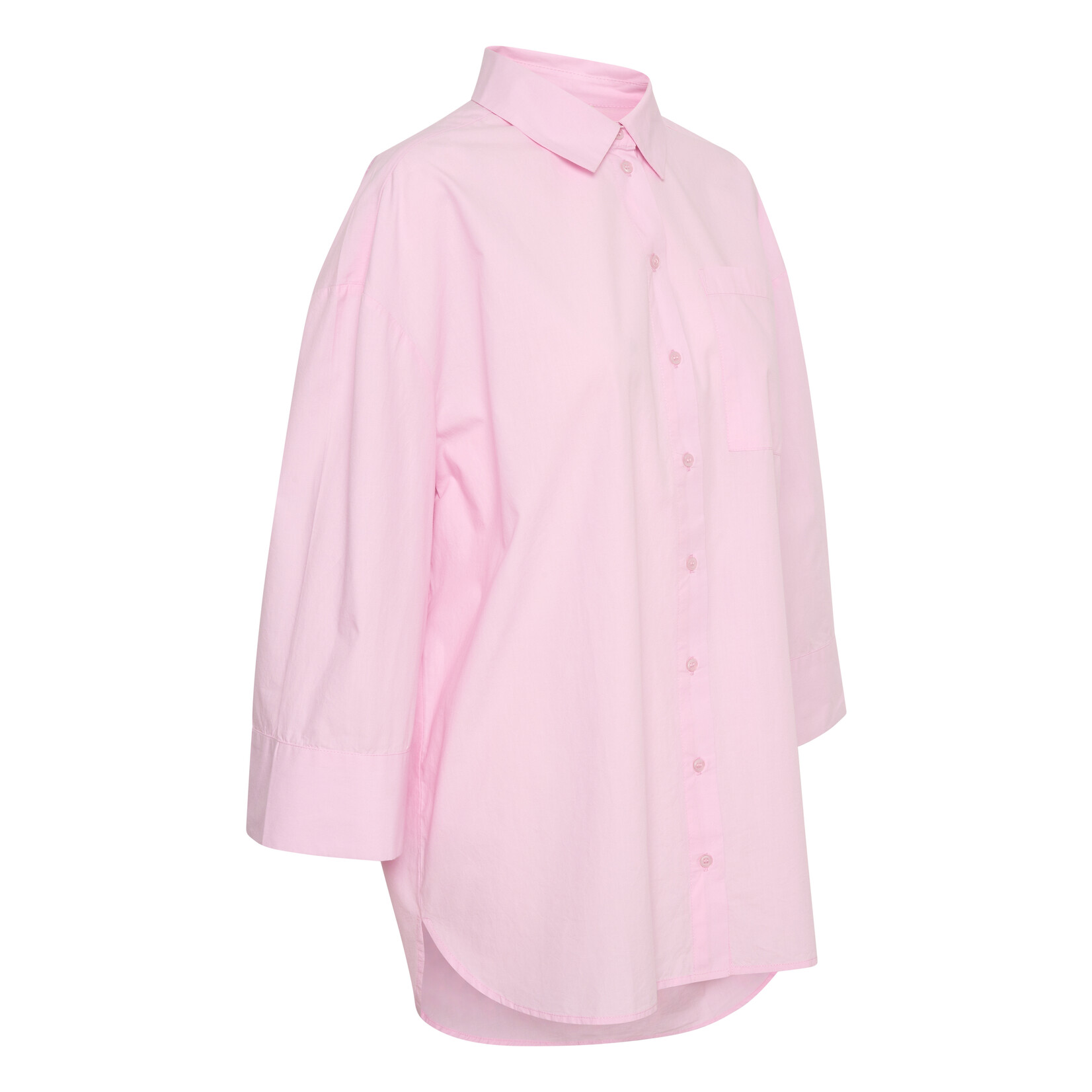 Kaffe Clothing Prachtige blouse, in een prachtig roze, wat oversized