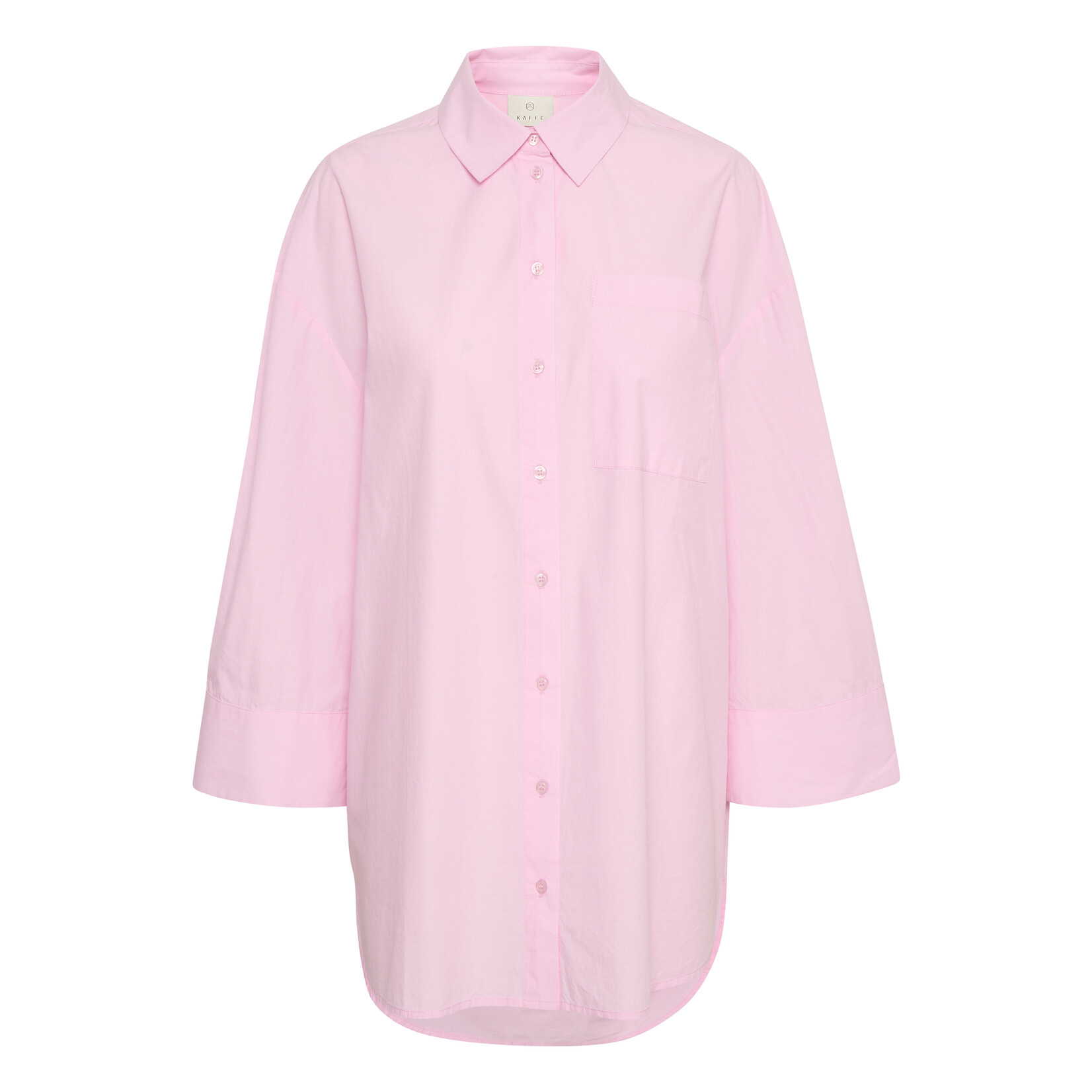 Kaffe Clothing Prachtige blouse, in een prachtig roze, wat oversized