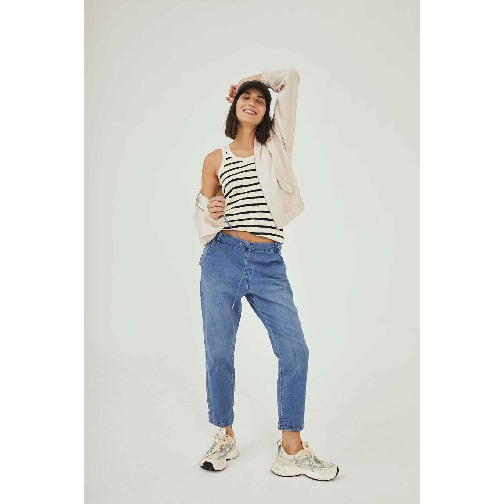 Free/quent Bomberjacket - champagnekleur