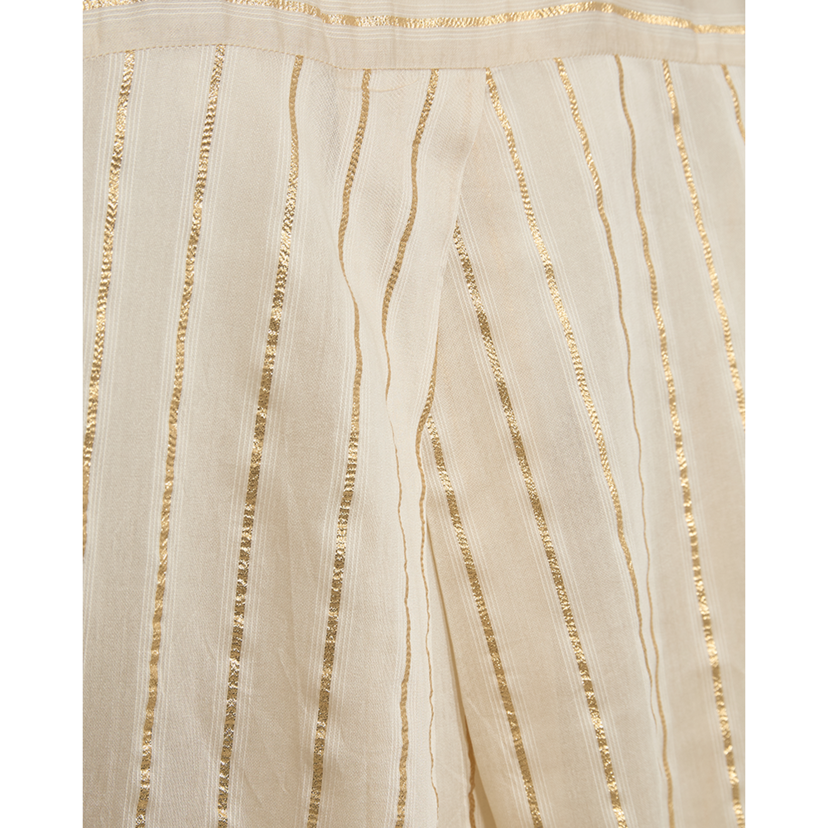 Free/quent Romantische blouse, off-white met goud. Laatste stuks en in solden