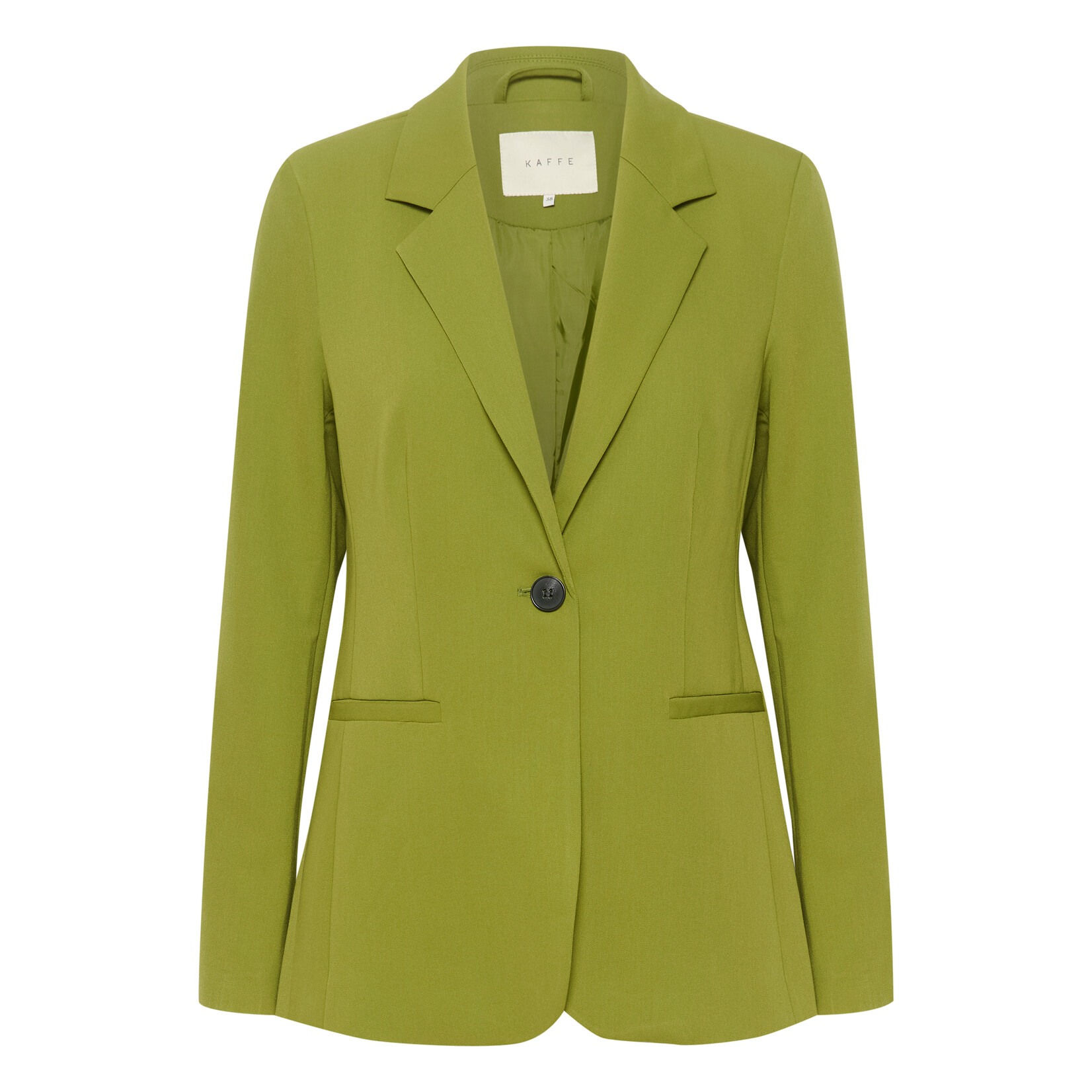 Kaffe Clothing Blazers zijn altijd top, deze van Kaffe in speciaal groen