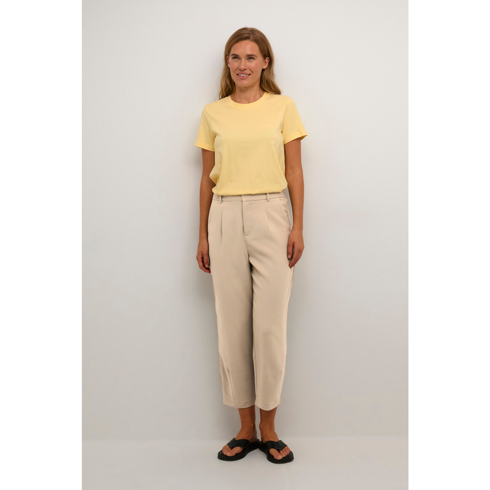 Kaffe Clothing Leuke chino pants, beige en in solden