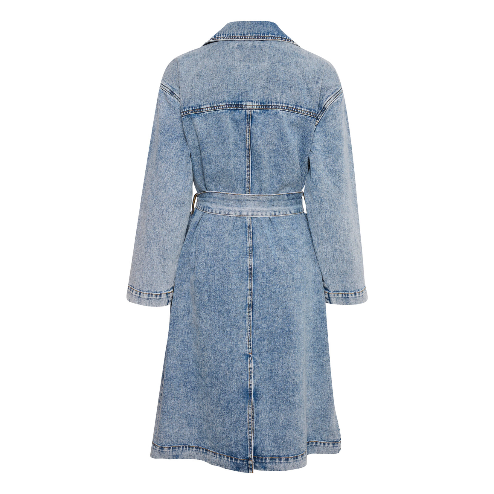 Kaffe Clothing Trenchcoat in denim!