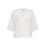 Free/quent Witte blouse, met drie kwart mouwen