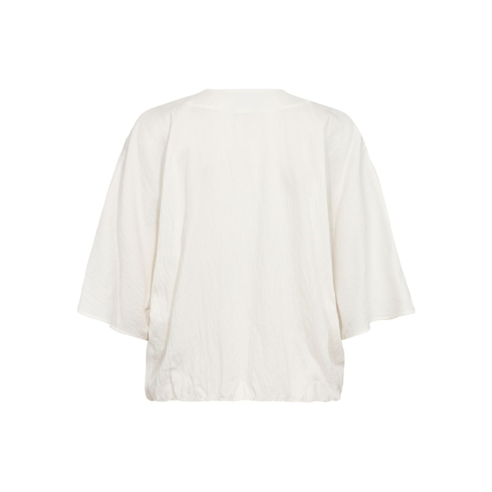 Free/quent Leuke witte blouse, met toffe mouwen en snit