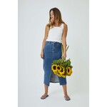 Free/quent Lange jeansrok, vintage look