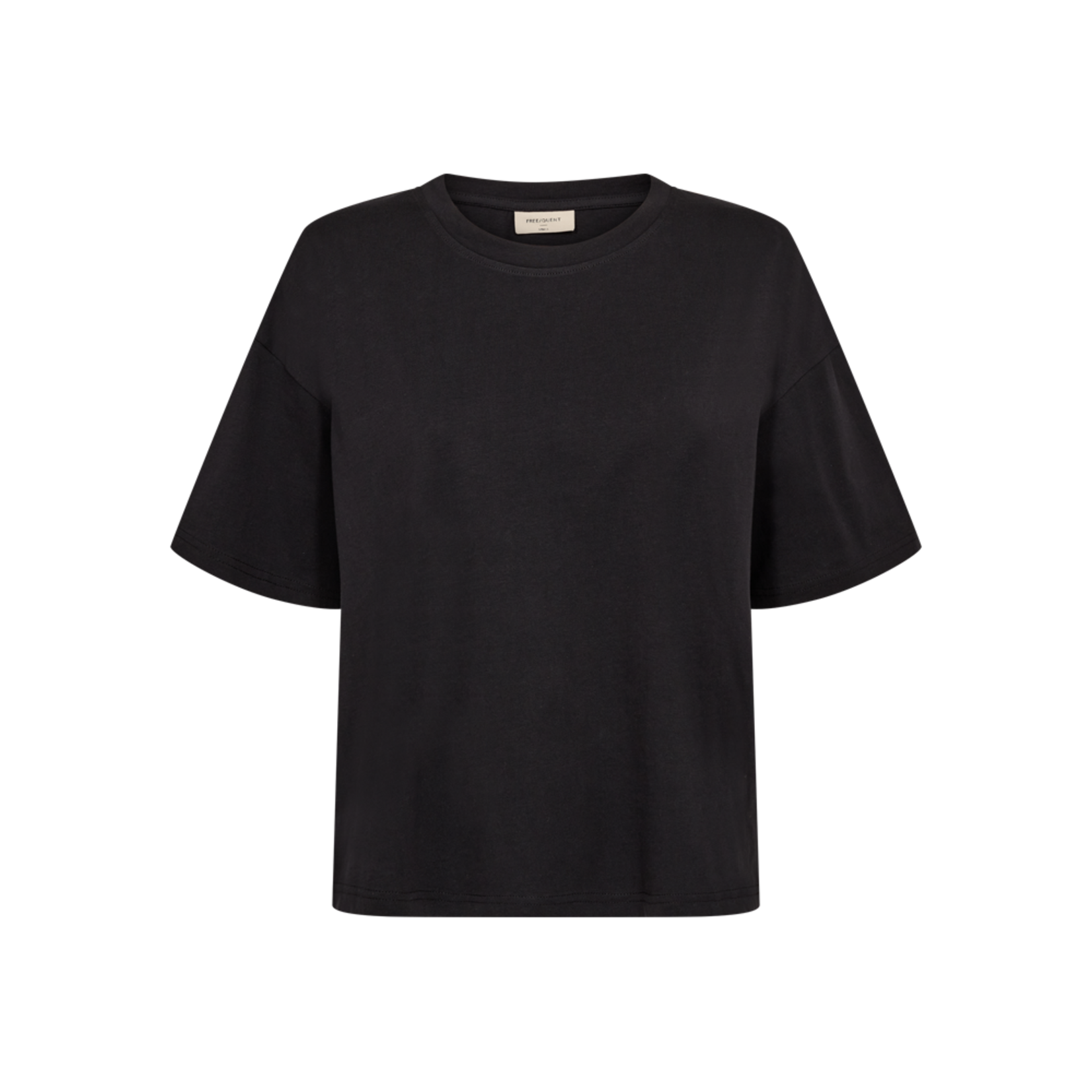 Free/quent Tshirt middellang mouwen - zwart - blok model