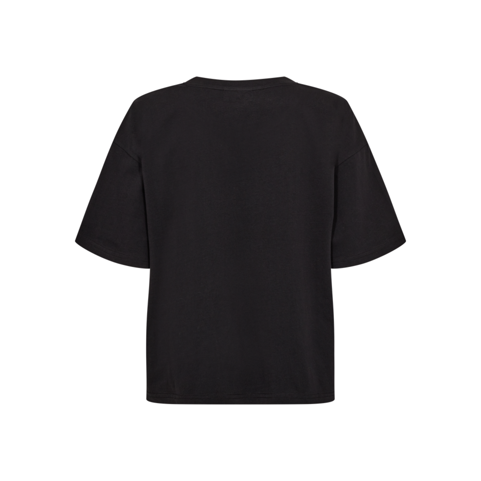 Free/quent Tshirt middellang mouwen - zwart - blok model