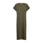 Free/quent Tshirt kleed - maxi - khaki of zwart- Freequent fashion