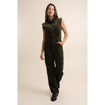 daphnea Jumpsuit - groen ribfluweel (enkel nog in S)