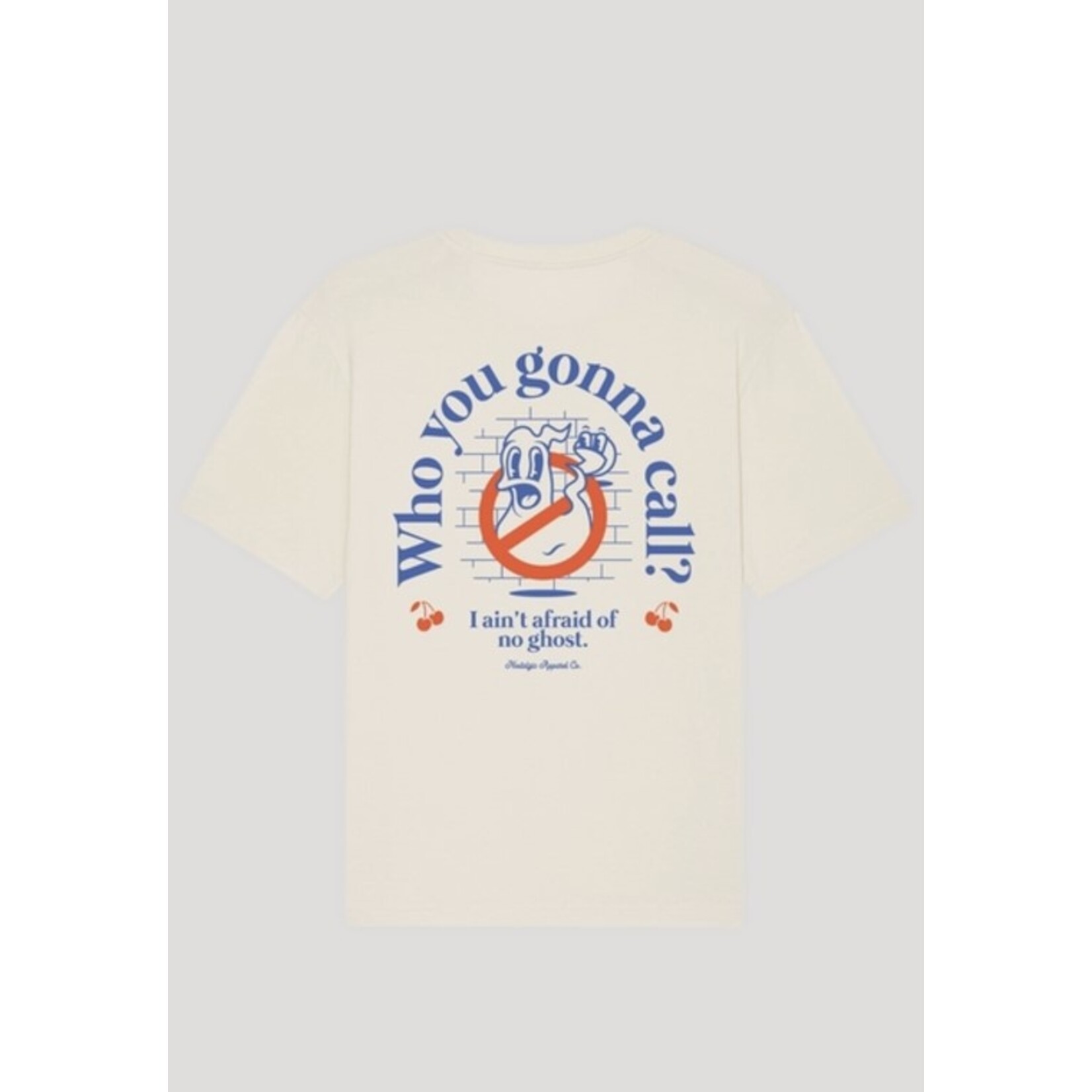 Nostalgic Apparel Who you gonna call?! Tshirt met spook - nostalgisch