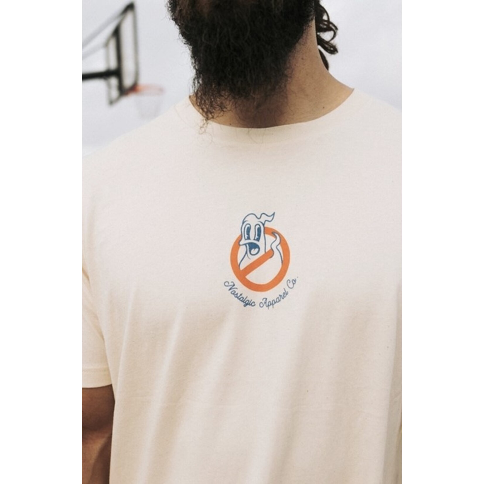 Nostalgic Apparel Who you gonna call?! Tshirt met spook - nostalgisch