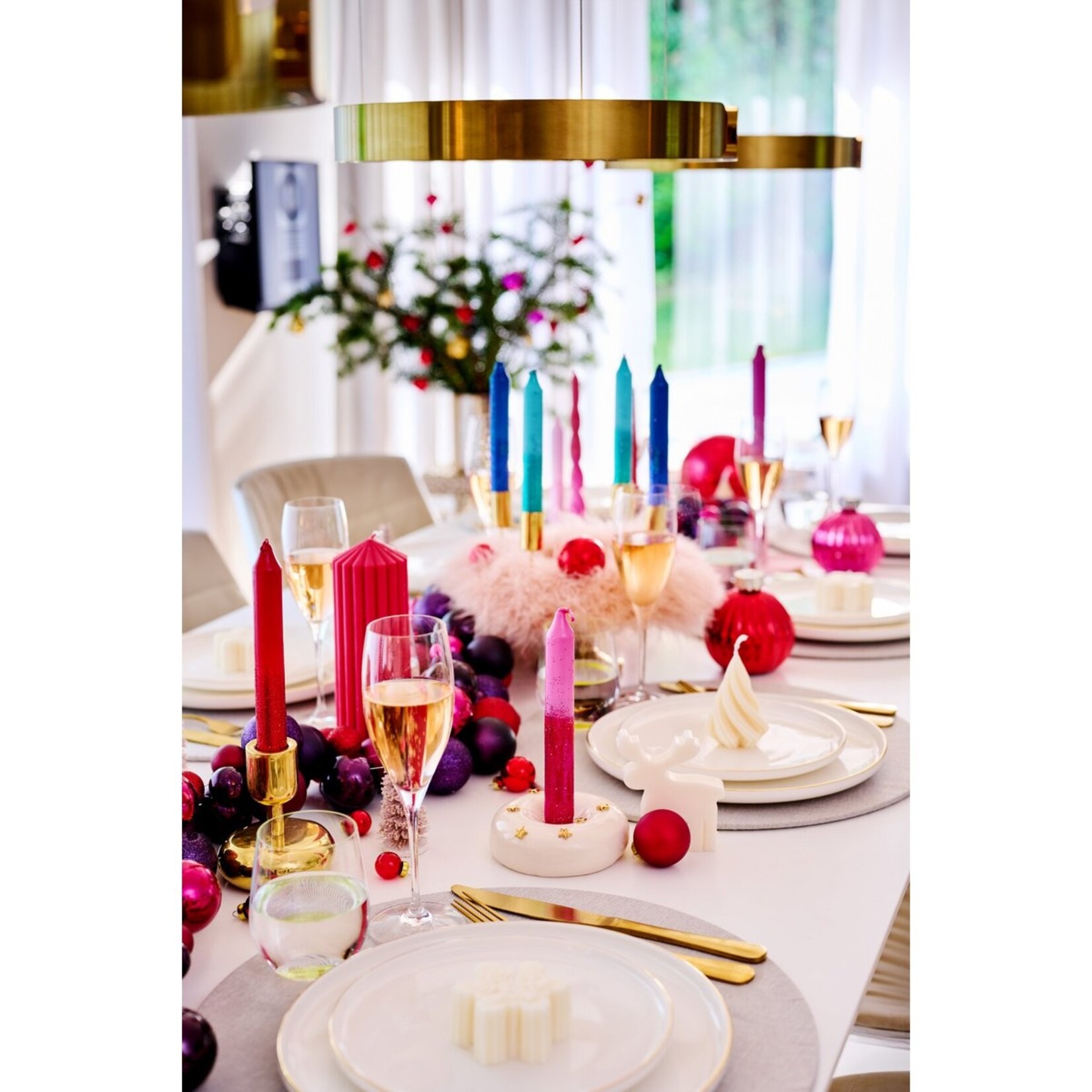 By Vivi Kandelaar Glas Bubble Bubblegum