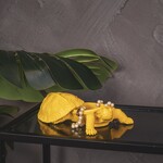 HouseVitamin Schildpaddoos - Polyresin - Geel - 15,5x13,5x7,5cm