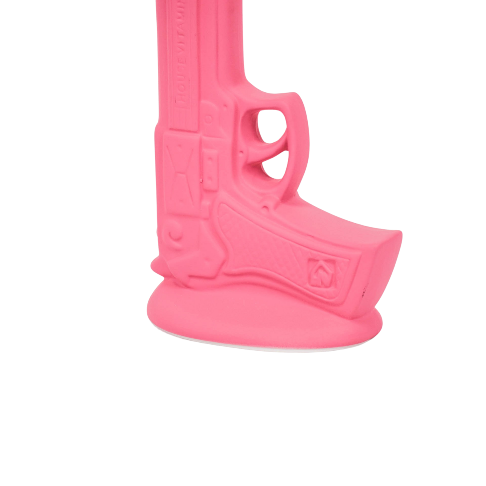 HouseVitamin Vaas - Gun - Keramiek - Neon Roze - 15x9x23cm